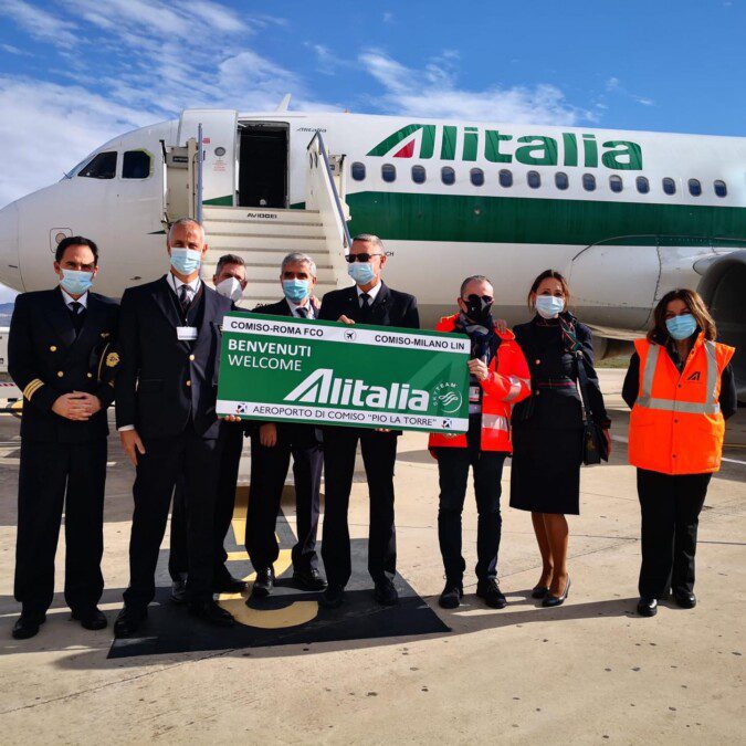 Operativi i collegamenti Alitalia con l’aeroporto di Cosimo