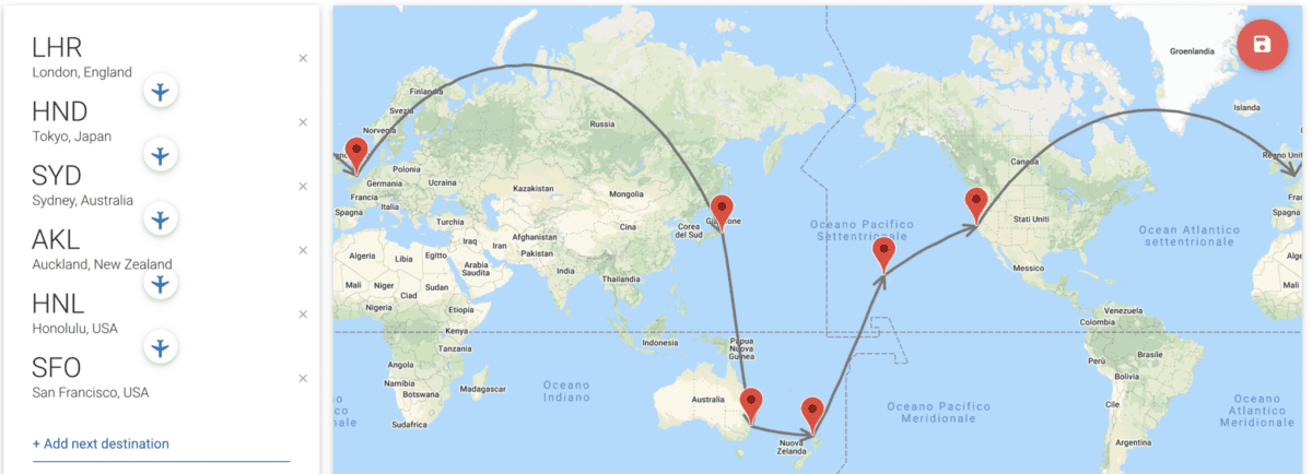 Giro del mondo, parte seconda: ecco il mio nuovo itinerario per girare il pianeta in 5 giorni