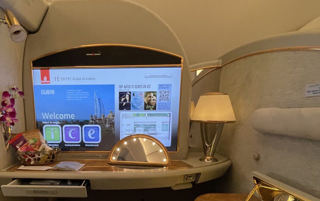 Recensione volo Emirates 777, ecco come si viaggia (gratis) in first class