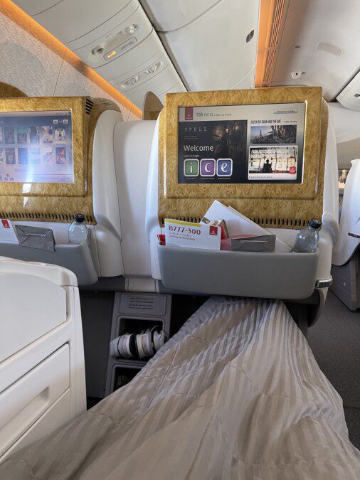 Recensione volo Lisbona/Dubai con Emirates in business class (777/300)