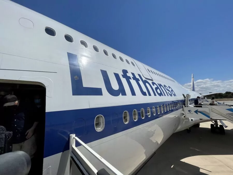 Recensione volo Lufthansa a bordo di un 747/800 da Francoforte a Palma di Maiorca (e ritorno)