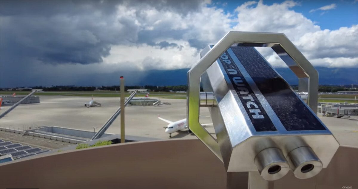 L’aeroporto di Ginevra apre un nuovo spot per gli amanti degli aerei