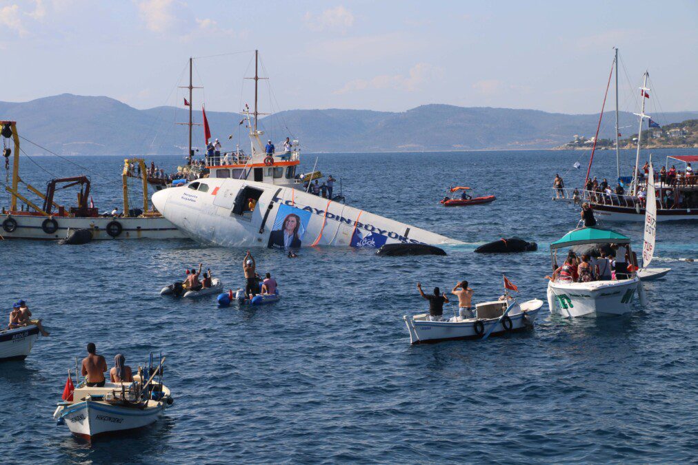 La Turchia ha affondato un aereo per farci un Reef per i sub