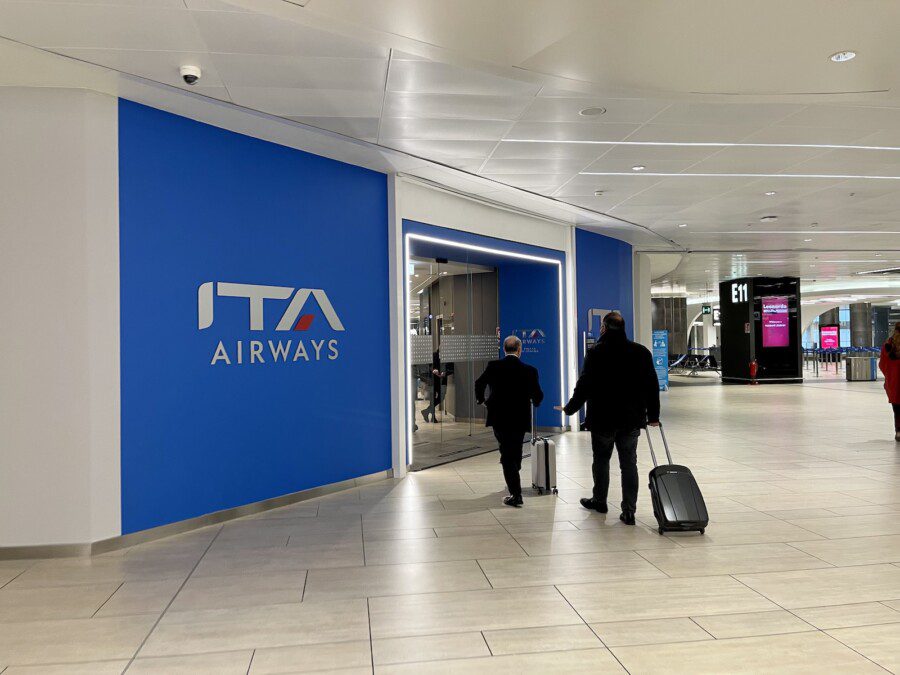 ITA Airways, nuova lounge a Fiumicino entro fine giugno