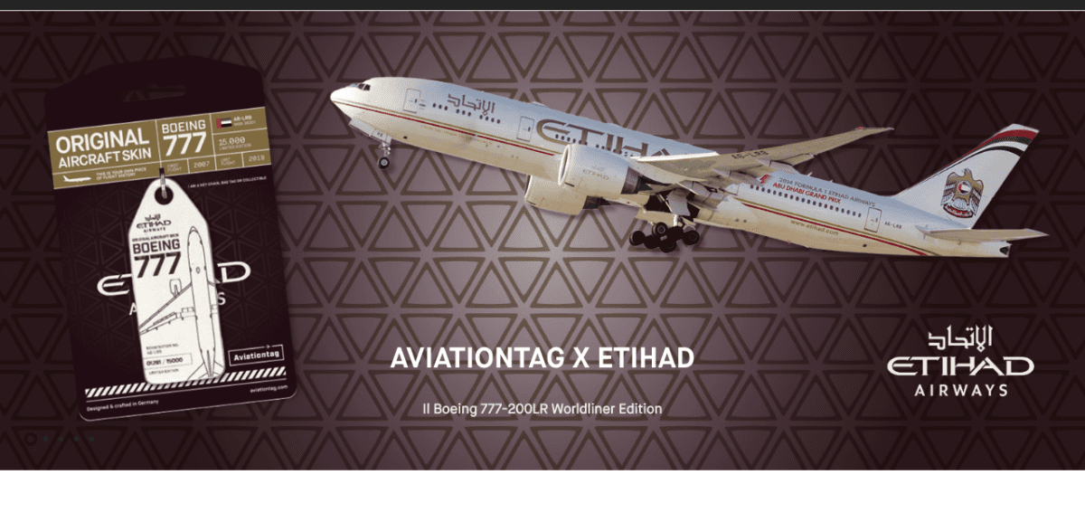 Etihad ritira i Boeing 777-200 e li trasforma in portachiavi