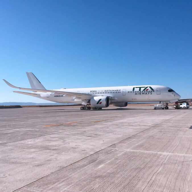 Livrea speciale per il quarto Airbus A350 di ITA Airways