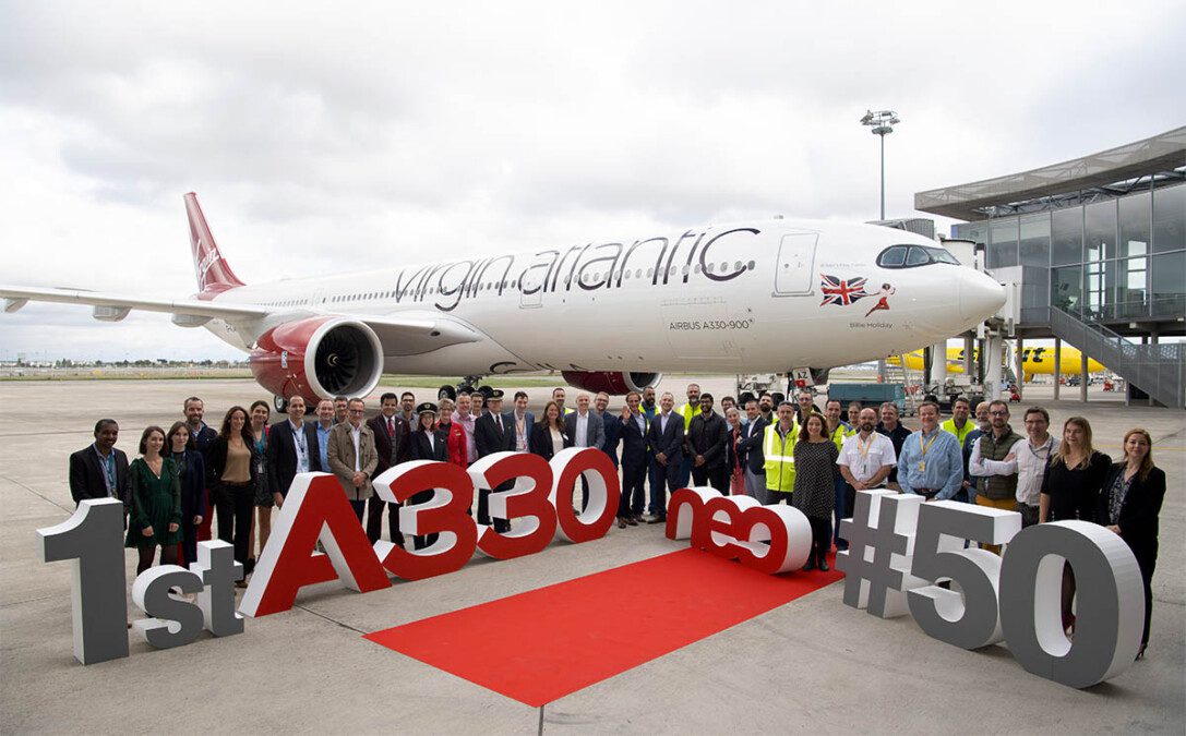 Consegnati a Virgin Atlantic i primi due A330neo con la nuova Business