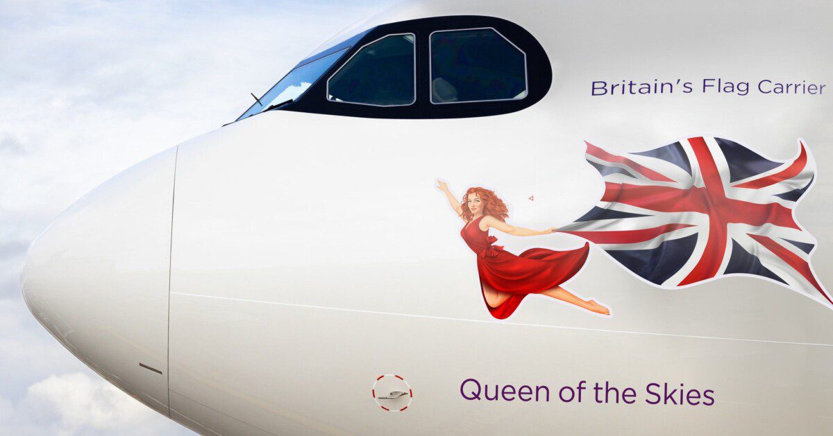 Virgin Atlantic dedica il nuovo A330neo alla Regina Elisabetta II
