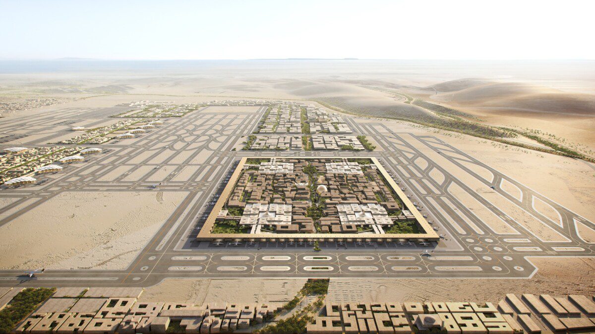 Il nuovo aeroporto dell’Arabia Saudita sarà tra i più grandi al mondo