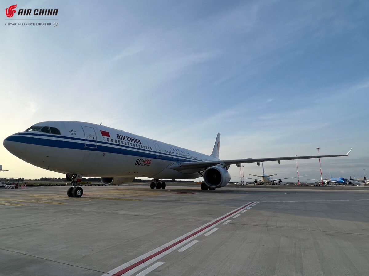 Air China torna a volare da Roma Fiumicino a Pechino